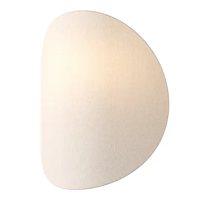Design wandlamp Kenzie gemaakt van linnen