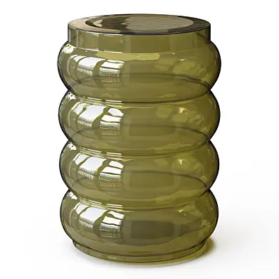 Round Mouth-Blown Side Table Sono | Westwing