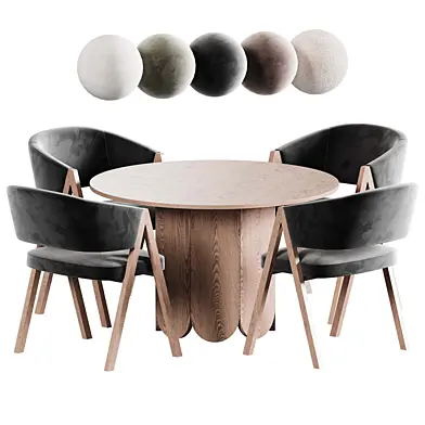 Marcus Chair and Cliford Table