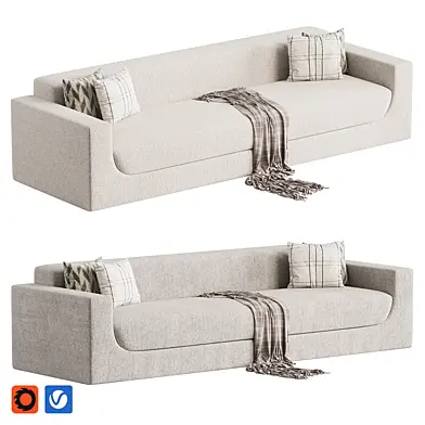 RH Sculptural Sofa by rh.com