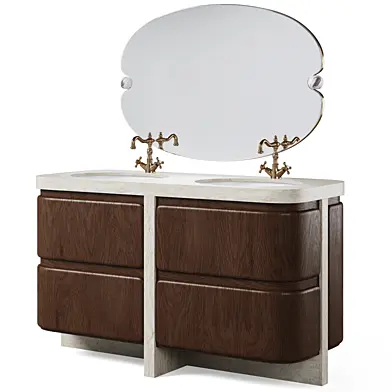 Tivoli double vanity unit by Soho Home