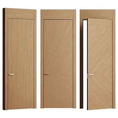 wooden single door - interior door