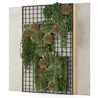 Indoor Wall Vertical Garden Stone Base_Set 4400