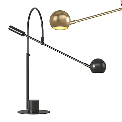 Cole Minimalist Metal Rotatable Table Lamp
