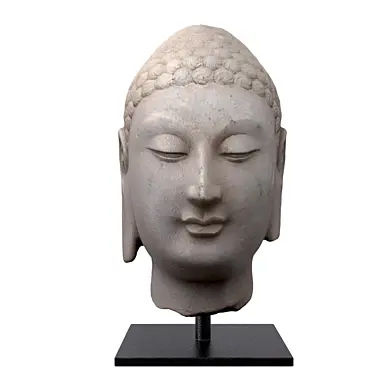 Sui Stone Head of a Buddha
