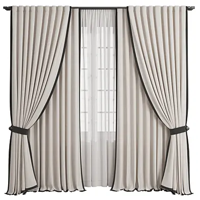 Curtain 140/ шторы с кантом