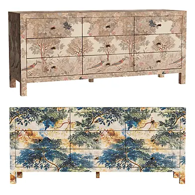 Hale Canvas Nine-Drawer Dresser