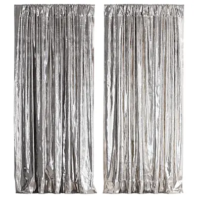 Metallic Effect Curtain