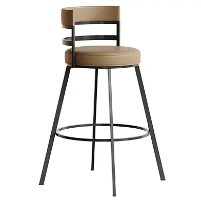 Gene swivel bar chair