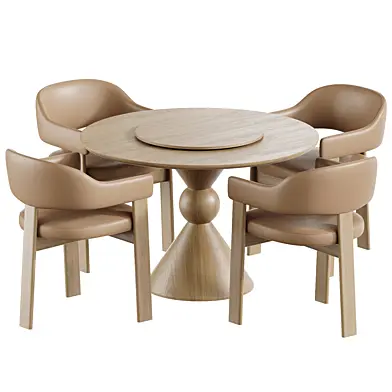 Lymmy chair and Cream Dining Table