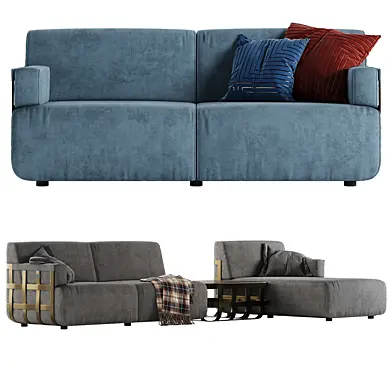 Rugiano Dafne 2-seat sofa