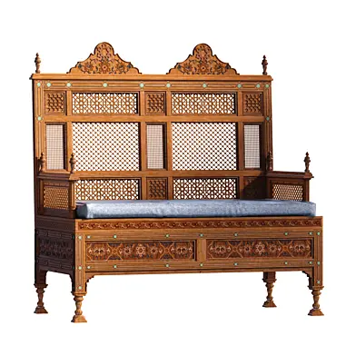 moroccon wooden chair 951