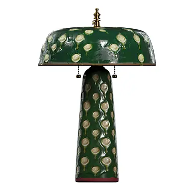 Casa Alfarera Polka lamp In jade Green