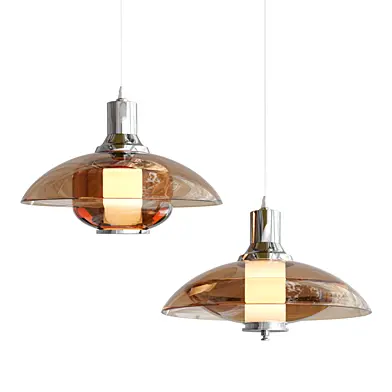 Flying Saucer Chrome Pendant Light
