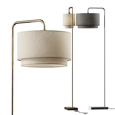 Contract Grade Megara Metal Floor Lamp