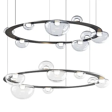 Bomma Dew Drops Circle LED Aluminium Pendant Lamp