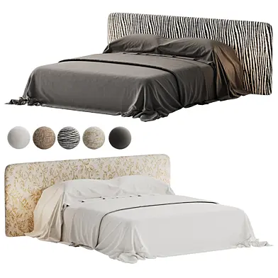 Japandi Double Bed modern