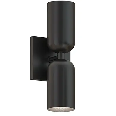 Nola 2 Light Steel Dimmable Armed Sconce