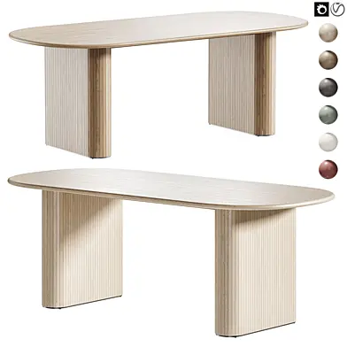 Noir Oval Dining Table