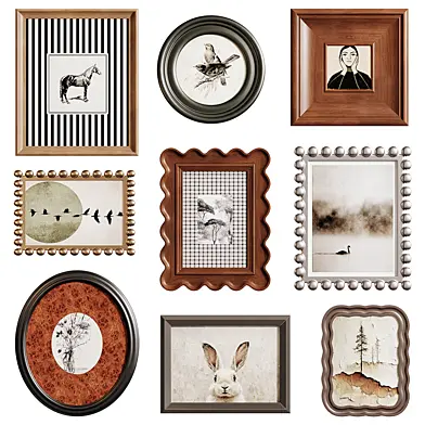 Vintage Picture Set, Винтажный набор картинок