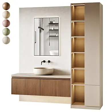 Bathroom Furniture Set, Комплект мебели для ванной комнаты