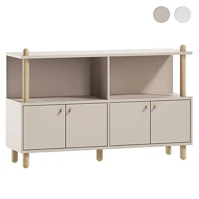 Стеллаж детский Лэтти 138x87 2 цвета Divan.ru