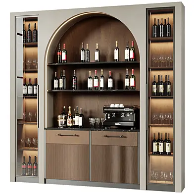Bar cabinet for a restaurant and home 02
