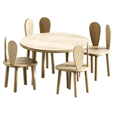 Toddler Table and Chair By Etsy