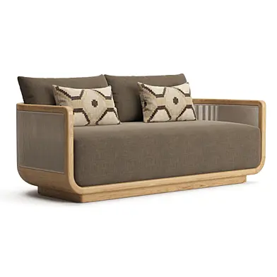 RH Brera Teak Sofa 72