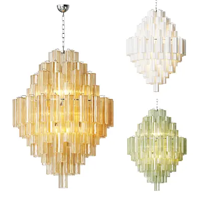 Addis Aged Brass Chandelier