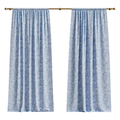 Kravet Rose Toile Curtain