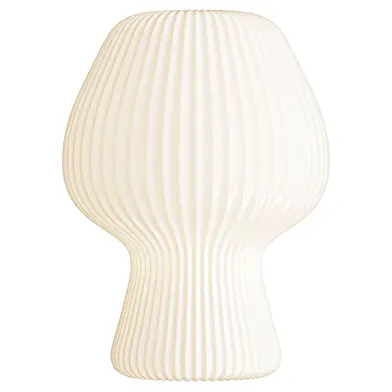 Ribbed Glass Table Lamp