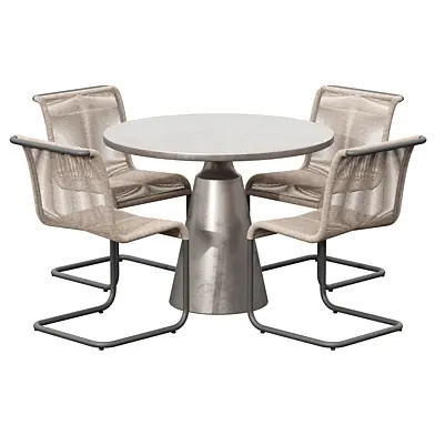 Indoor / Outdoor Wally Dining Chair + Table Уличная мебель