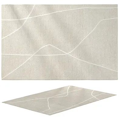 Minimal Lines Tufted Wool Rug