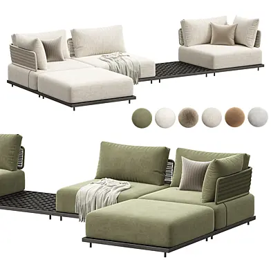 QUADRADO OUTDOOR SOFA by Minotti