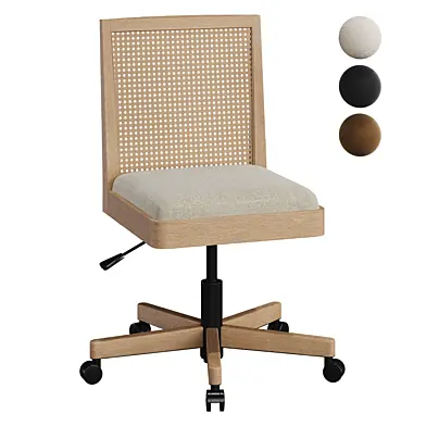 Marina Upholstered Swivel Desk Chair