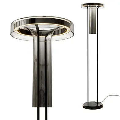 Floor lamp Ikebana Black Blanton Light