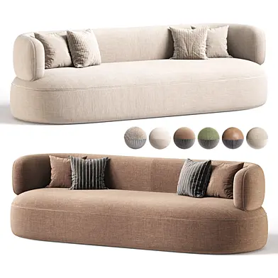 Greenwich Modular 3 Seater Sofa w Left Chaise - Natural Chenille