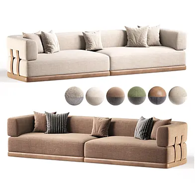 Meroni Colzani Modular Sofa