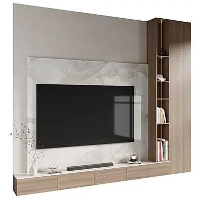 TV Wall set Shelf Wall Panel Decor