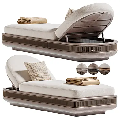 Brera Teak Sun Lounge