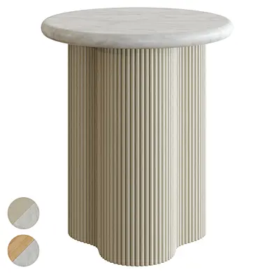 Artie Wave Ripple Side Table от GlobeWest