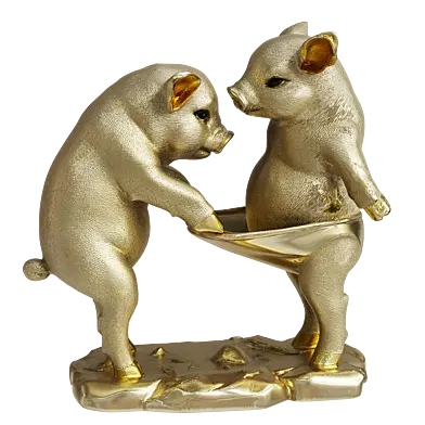Kare Design - Deco Figurine Pig Party 20cm