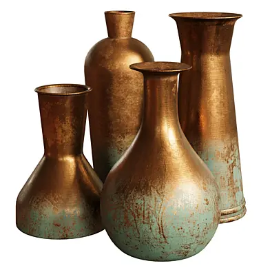 Vase collection 27 - Two-Toned Copper Vase