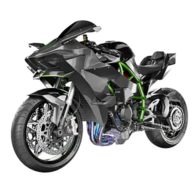 Kawasaki H2R bike (мотоцикл Kawasaki H2R)