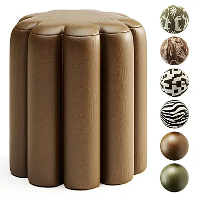Пуф в букле ДЖАСТИНА Pouf Justyna