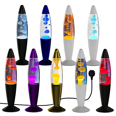 Наcтольная восковая лава лампа Amperia Rocket 13 цветов