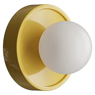 Solna Frosted Globe Wall Light