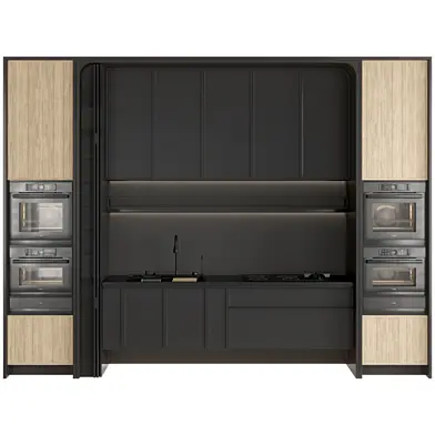 Kitchen Furniture with Appliance Set 01