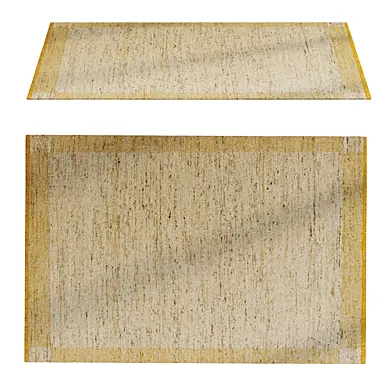 Flatweave Rug Yellow - Halo in saffron